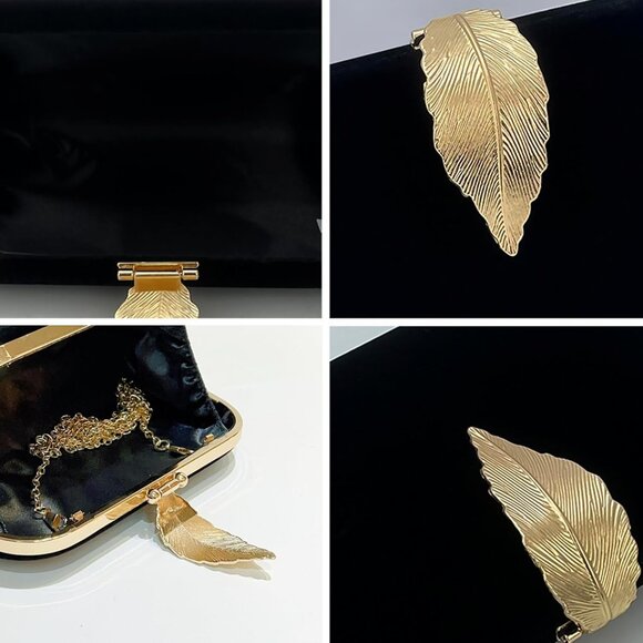 Evening Bag Small Clutch Purses Leopard Purse Formal Wedding Handbag for Women F - Picture 6 of 6